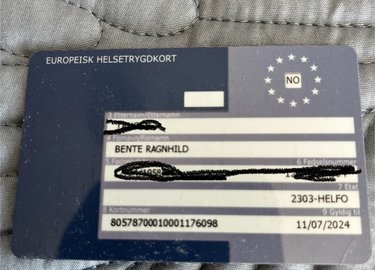 Gullkortet - når du er på reise i et EU/EØS-land