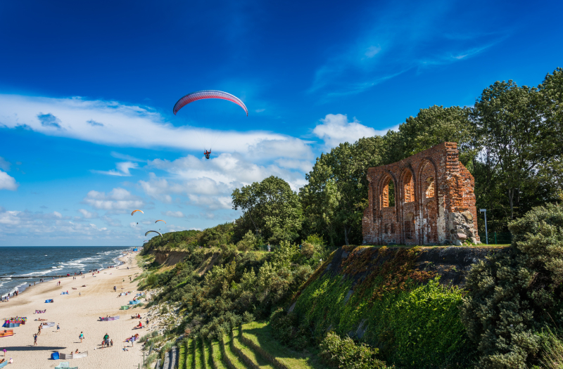 A beautiful and picturesque town on the Polish seaside - Trz?sacz