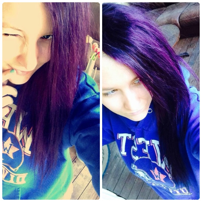 Purple hair. Resultat