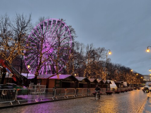 Pariserhjul og julemarked
