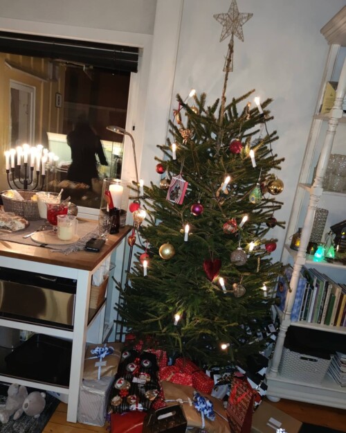 jul-nyttår-julaften-blogger-blogg-isalicious.blogg_.no-isalicious-kjole-outfit-antrekk-familie-juletre-christmas-newyear-2021-nyttårsaften-middag-mat-pynt-dekorasjon-fyrverkeri-dessert-julemat