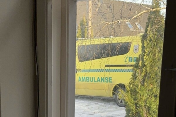 Mandagen endte med ambulanse
