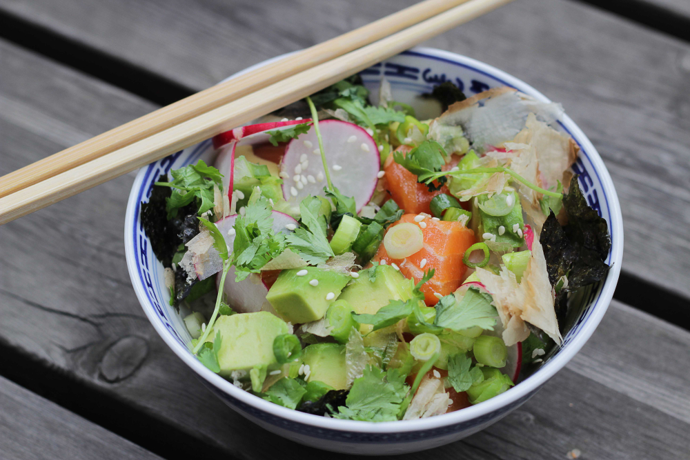 nasjonalgastro pokebowl poke bowl sushisalat sushi salat hawaii oppskrift hvordan lage tilberede matblogg matbloggere topplisten blogg.no trendy