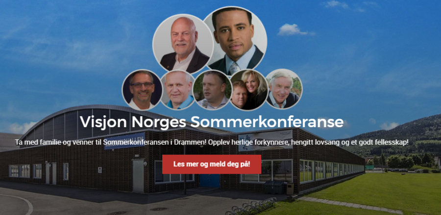 I August er det igjen klart for Visjon Norges Sommerkonferanse i Drammen