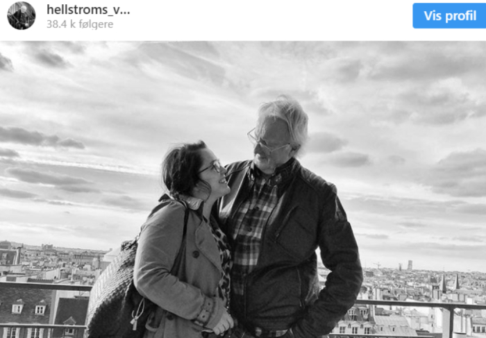 Eyvind Hellstrøm (69 pleier kjærligheten i kjærlighetens by med kjæresten