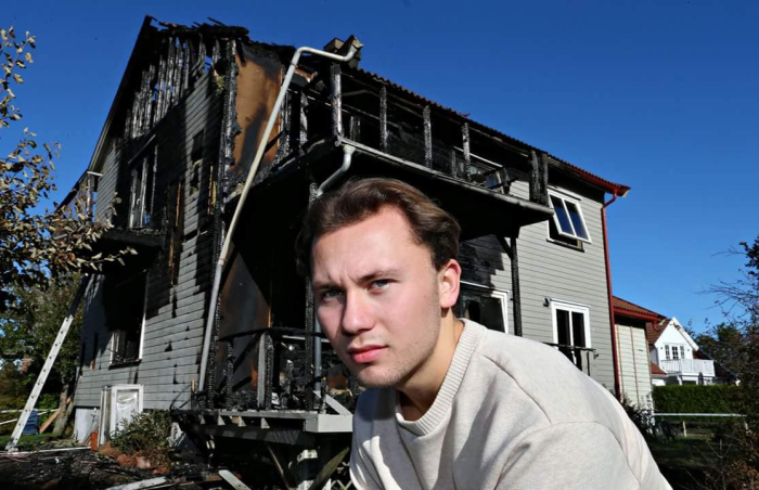 Jørgen Tolleifsen (18) skal ha reddet liv under boligbrann