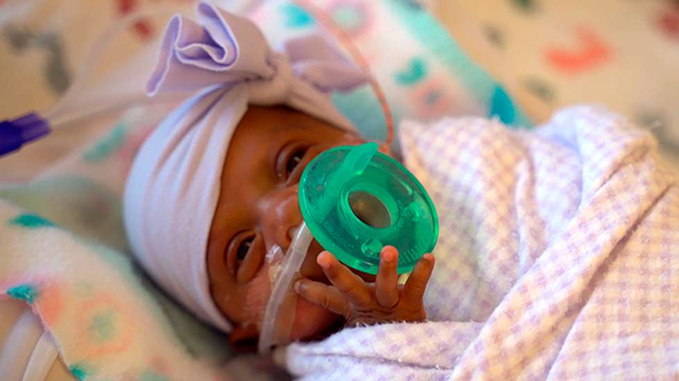 Verdens minste premature baby veide bare 245 gram da hun ble født