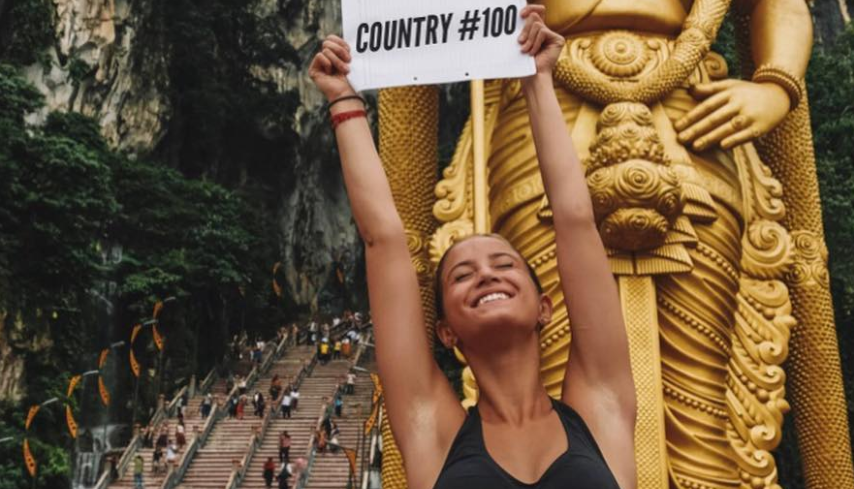 Lexie Alford (21) har besøkt alle verdens land og satt en utrolig rekord