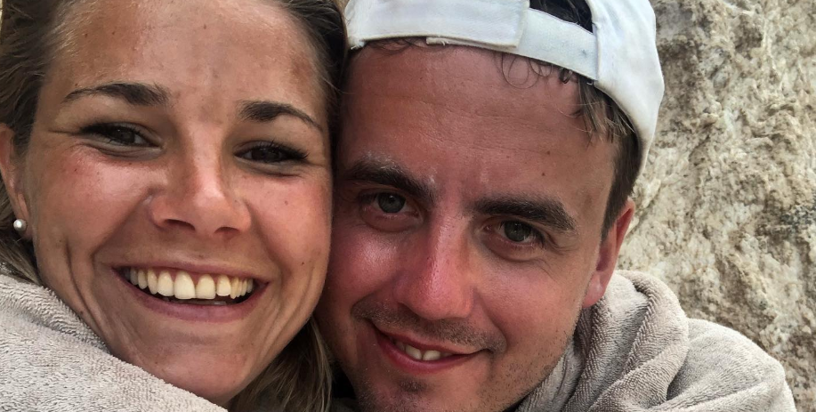 Markus Neby (27) har funnet lykken sammen med Andrine Hegerberg (26)