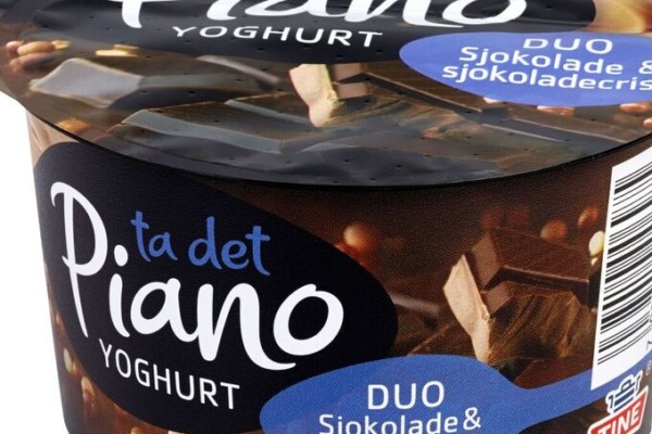 Tine tilbakekaller Piano Duo yoghurt med sjokolade og sjokocrisp på grunn av manglende merking av allergenet soya