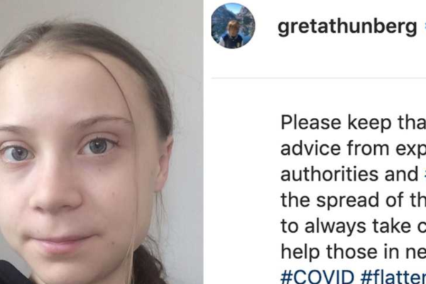 Klimaaktivisten Greta Thunberg (16) har vært corona-smittet og holdt seg inne i to uker.Hun oppfordrer alle å følge instrukser fra myndighetene