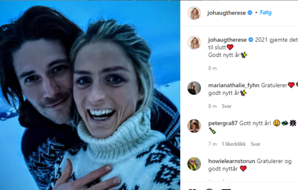 Therese Johaug (33) har forlovet seg