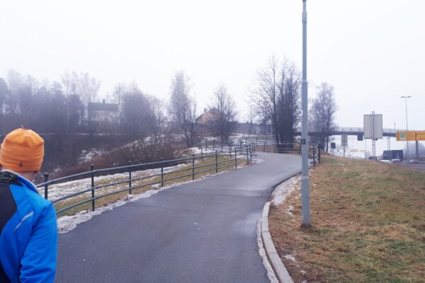 På bar asfalt fra Haraløkka – Oppsal – Nordre Skøyen Hovedgård – Abildsø….