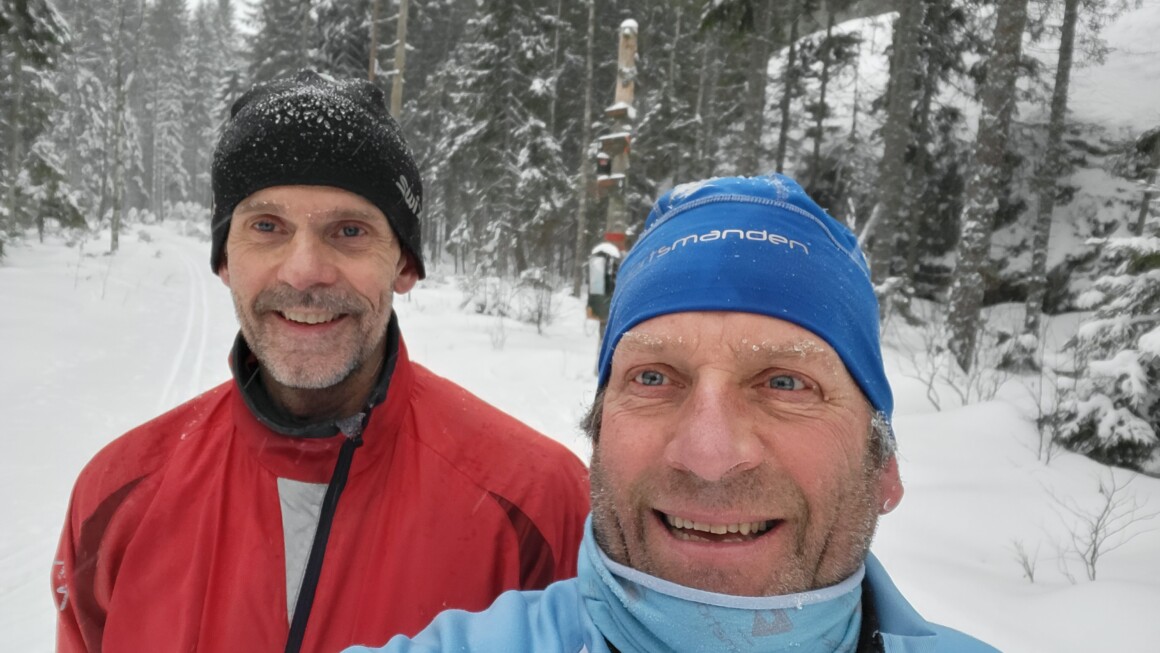 Østmarka; En strabasiøs skitur på Nord-Elvåga uten spor og sikt …