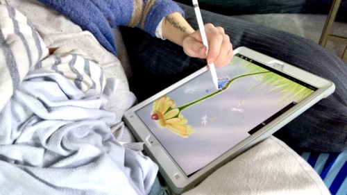 iPad pro digital tegning