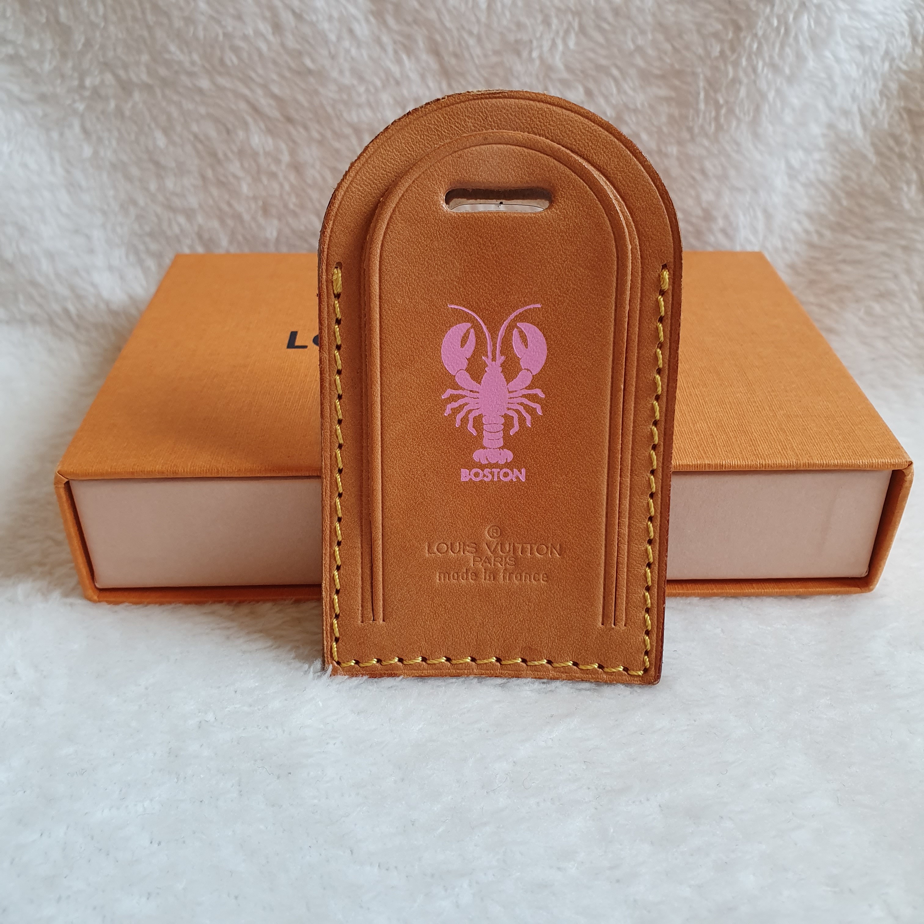 Louis Vuitton Fuchsia Hot Stamping - Luggage Tag Keepall 50 