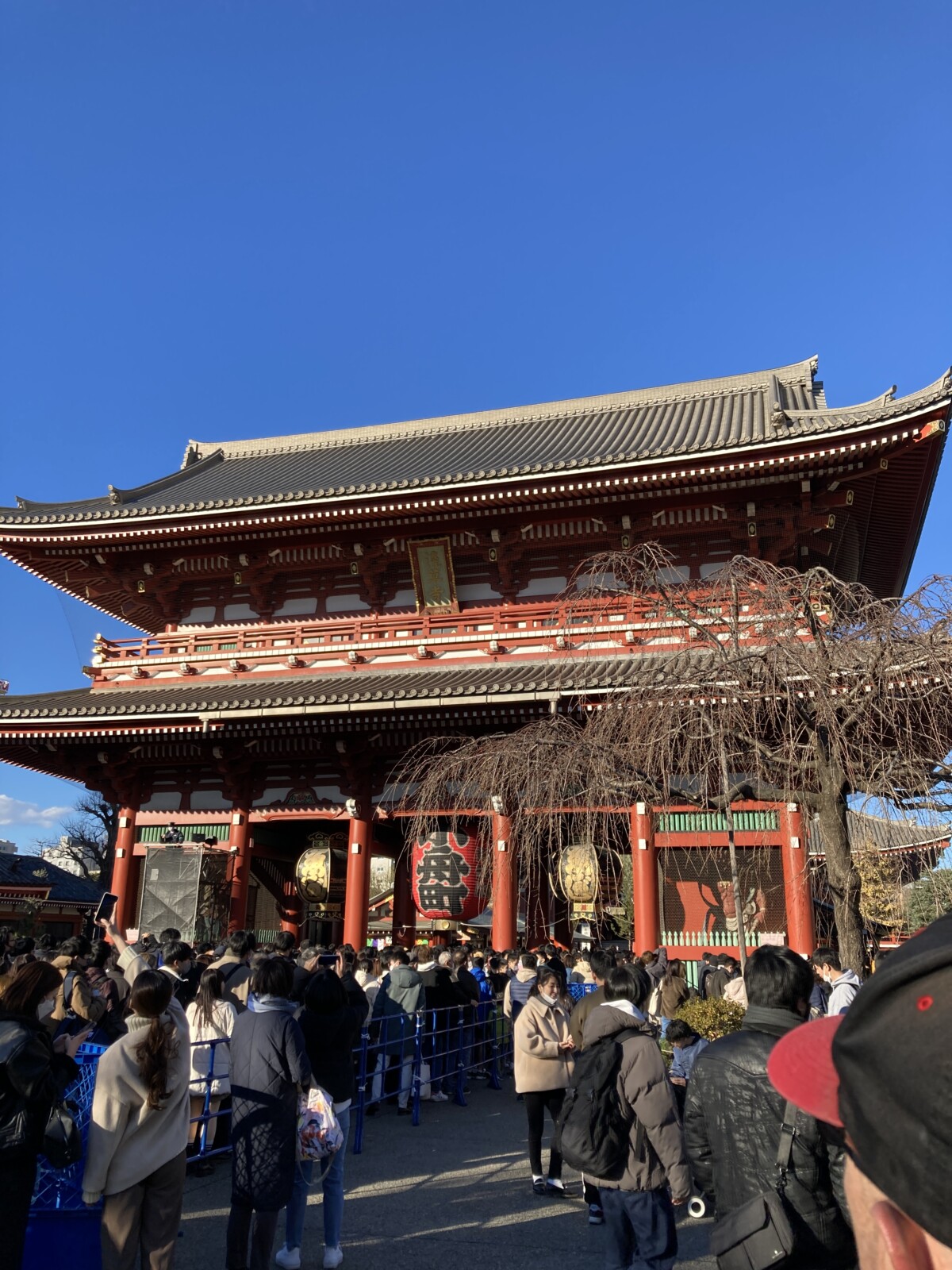Sensō-ji tempel Tokyo New Year