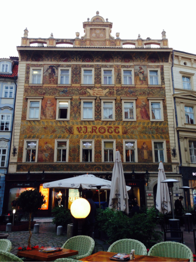 Ut å spise i Praha