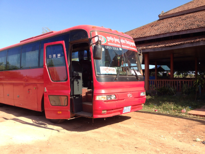 Busstur i Kambodsja….