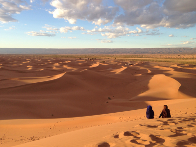 Camping i Sahara