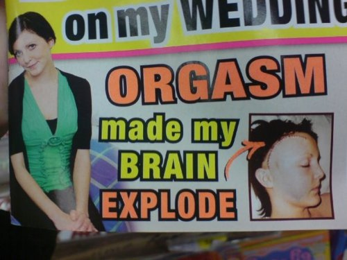 Hjernen eksploderer under orgasme!