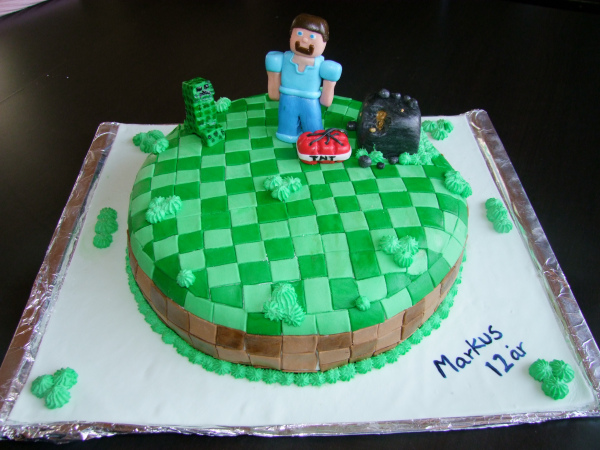 Minecraft kake!