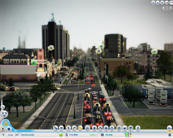 Lær om hvilken betydning veiene i SimCity har!