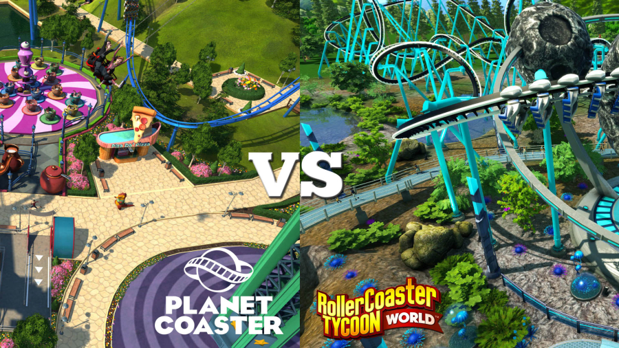Planet Coaster vs RollerCoaster Tycoon World = Hvem vinner?