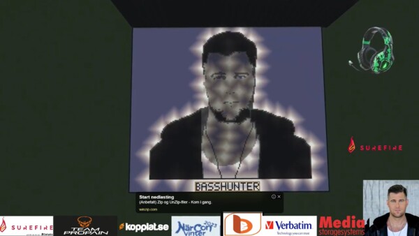 Team ProPain hyller artisten Basshunter i Minecraft!