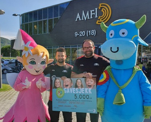 Orkanger Badmintonklubb får Amfi’s Amfelia og Oskar pris!