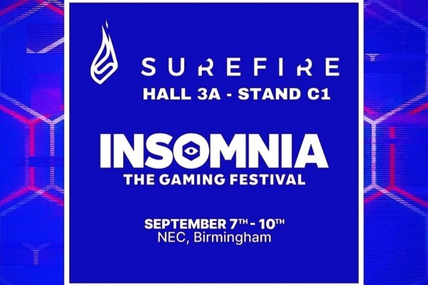 SureFire på Insomnia Gaming Festival I Birmingham!