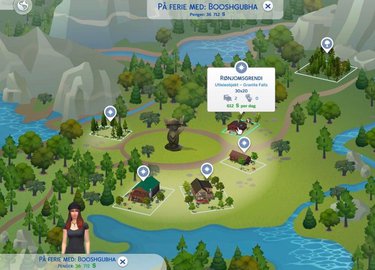 Bygd Hytta på The Sims 4
