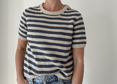 Sommer T-Shirt ~ Norsk Strikkeoppskrift