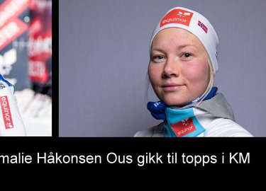 Amalie Håkonsen Ous og Ola Spigseth gikk til topps i KM