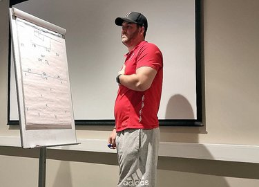 Videointervju med FUVOs assistenttrener Martin Skolbekken etter kampen mot Førde