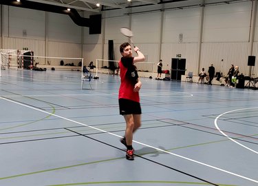 Lagserie i badminton sist helg i Leangenhallen!