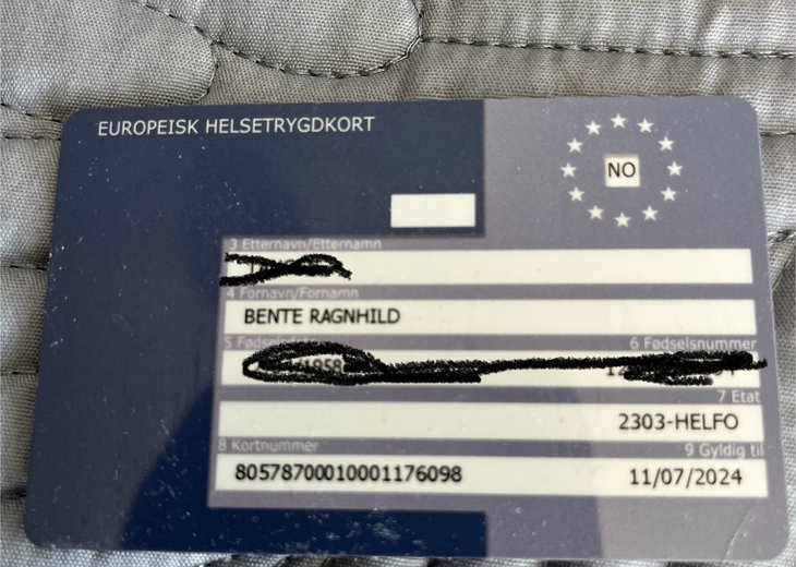 Gullkortet - når du er på reise i et EU/EØS-land